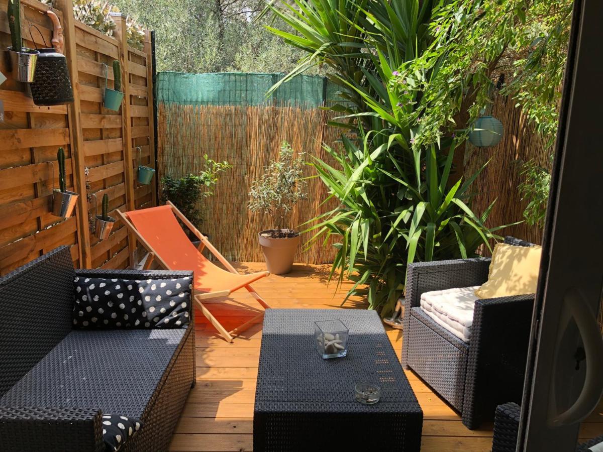 Agreable T2 Traversant Rdc Avec Terrasse + Balcon+ Parking 2 Places Montpellier Exterior photo